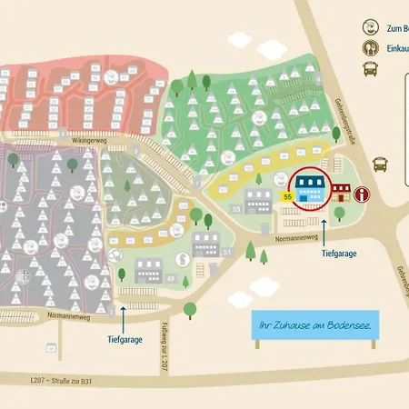 Ferienwohnpark Zwei-zimmer-apartment 55 06 아파트 *